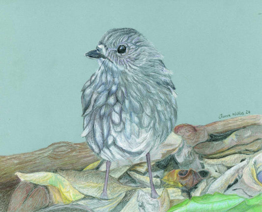 NZ Native Bird - North Island Robin/Toutouwai
