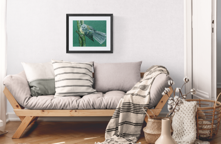 NZ Native Bird - Fantail/Pīwakawaka